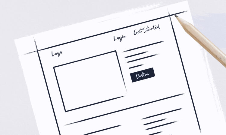 Grab a pencil and sketch website wireframe