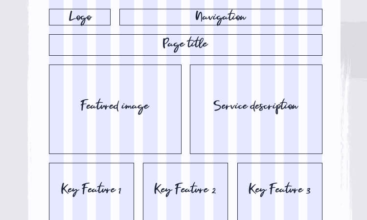 Use a grid to start wireframing